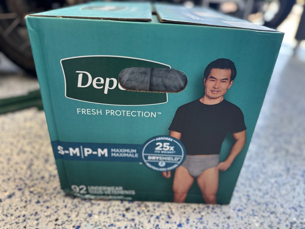 Depend Protection Plus Ultimate Underwear for Men Small/Med