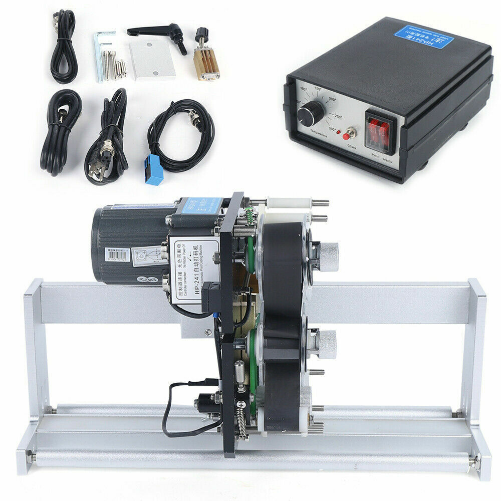 Automatic Thermal Stamp Printer Coder Ribbon Date Code Hot Printing Machine