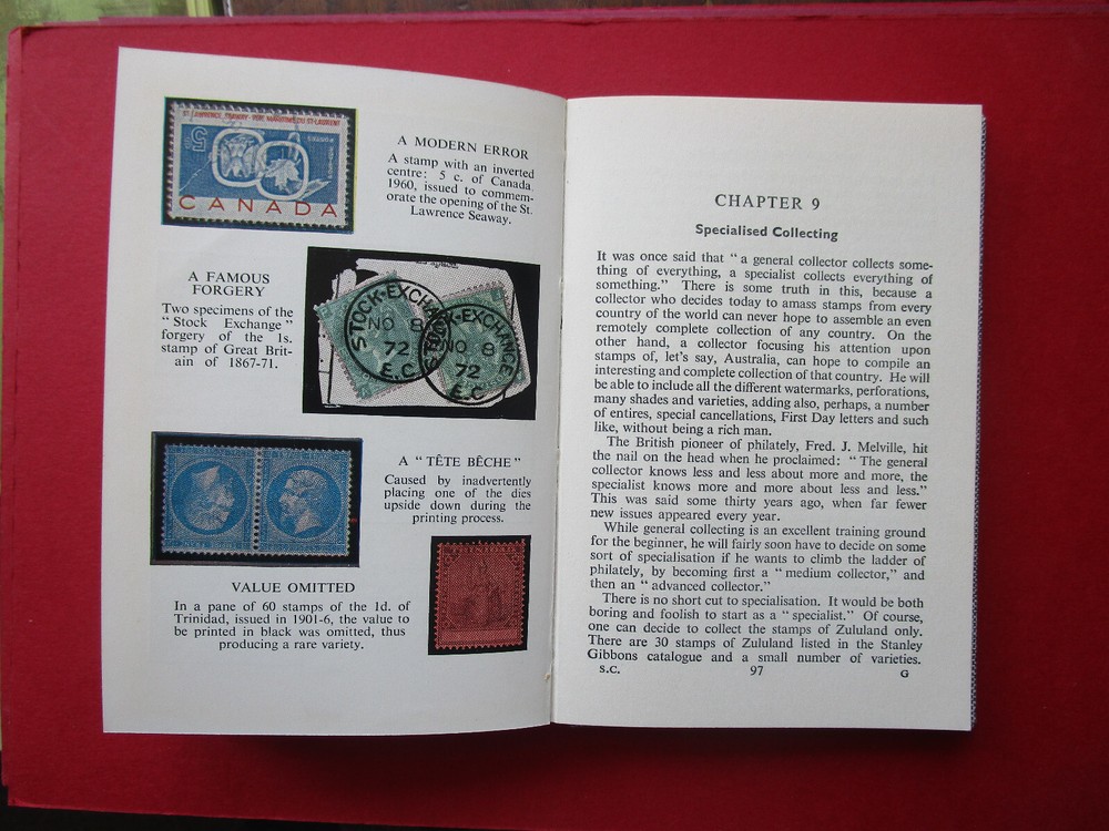 VINTAGE COLLECTABLE 1962 COLLINS 160 PAGE REFERENCE BOOK STAMP COLLECTING