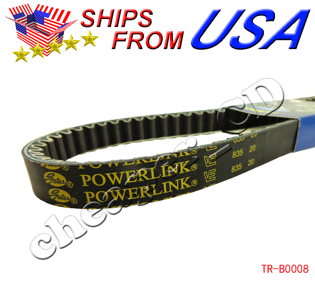 Gates PowerLink Drive Belt 835 20 30 CVT Gy6 125 150cc Vento Verucci  Scooter