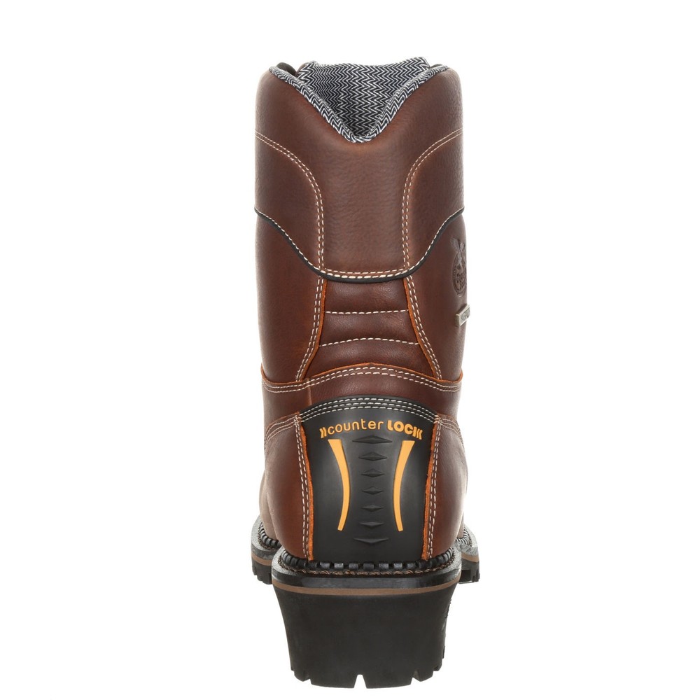 Georgia Boot AMP LT Logger Composite Toe Waterproof Work Boot GB00236 - Durable