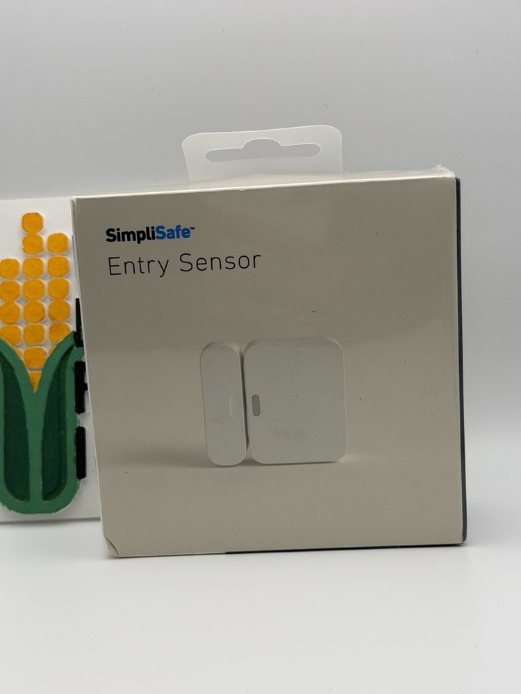SimpliSafe Smart Indoor Entry Sensor Wi-Fi Connected Wireless (Battery) - White-