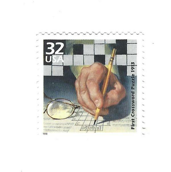 STAMP US SCOTT 3183L "Crossword Puzzle" 32 CENT 1998 MNH