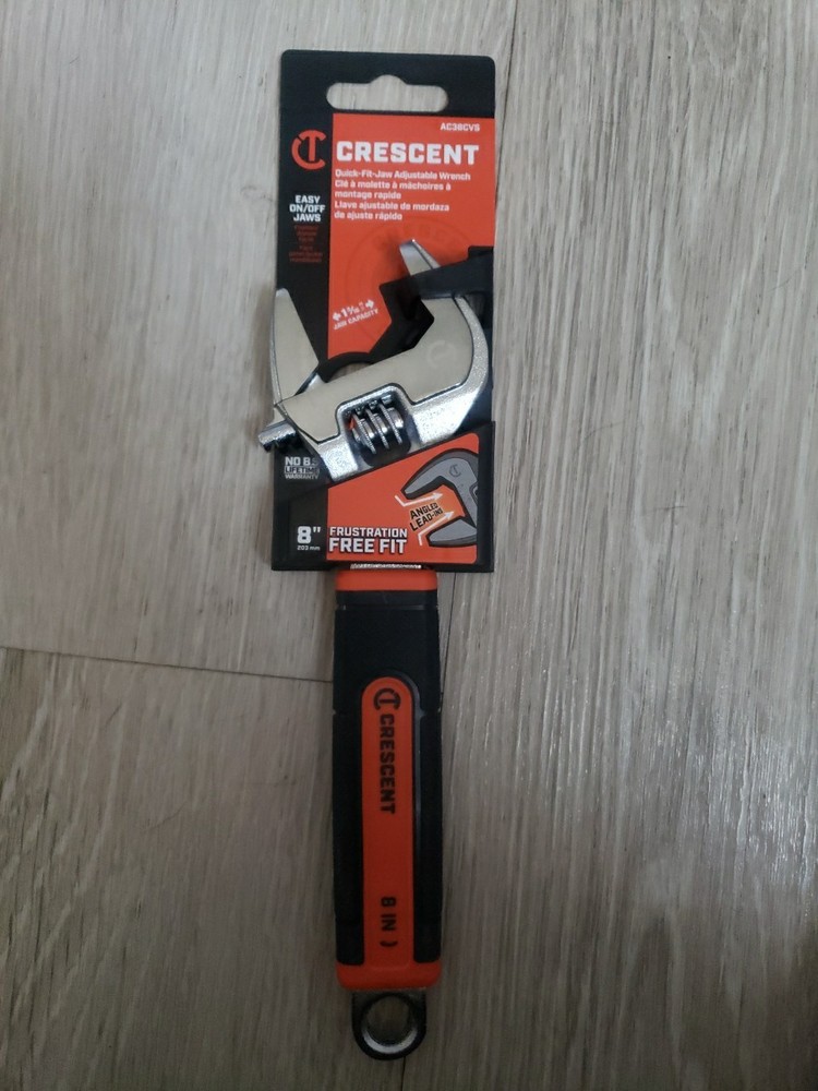 Crescent 8" Wide Jaw Adjustable Wrench AC38CVS