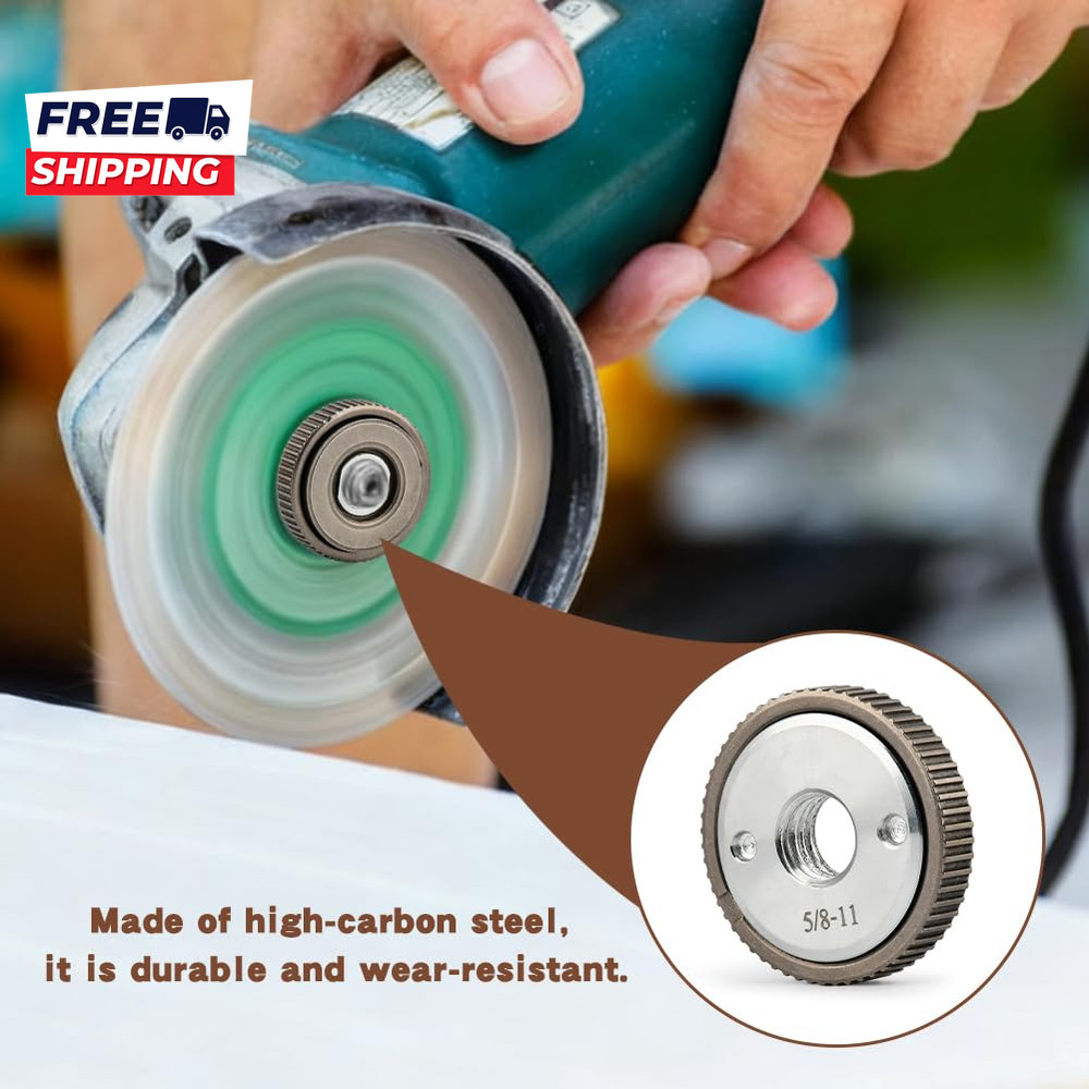 5/8"-11 Flange Nut for Thread Angle Grinder Quick Release 5/8-11 Grinder Locking