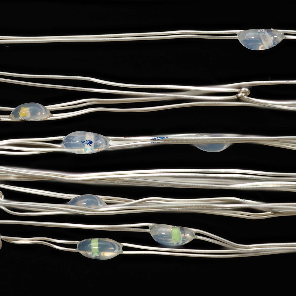 50-Count LED Multi-Color Wire Lights, with 8 Lighting Modes