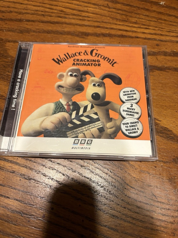 Wallace & Gromit Cracking Animator CD-ROM Game