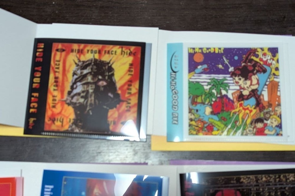 hide lottery E prize CD size clear file & sticker set