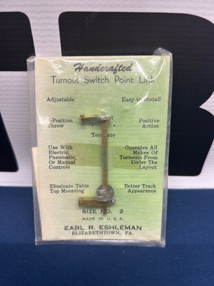 Earl R. Eshleman Handcrafted Turnout Switch Point Link #2 (T)