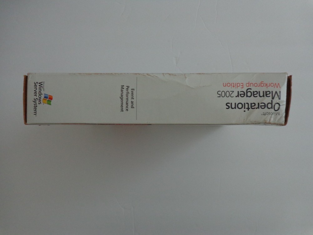 New Sealed Microsoft Operations Manager 2005 Workgroup Edition 10 cal