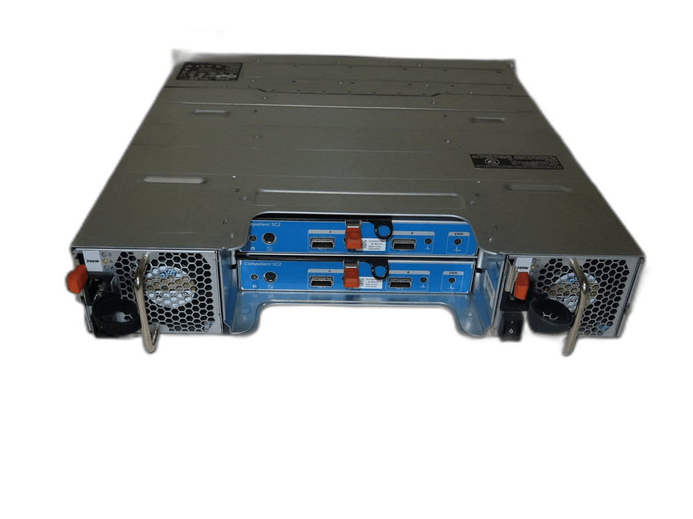 Dell Compellent SC220 Direct Attached Storage Array 2x Controllers / 24x Trays