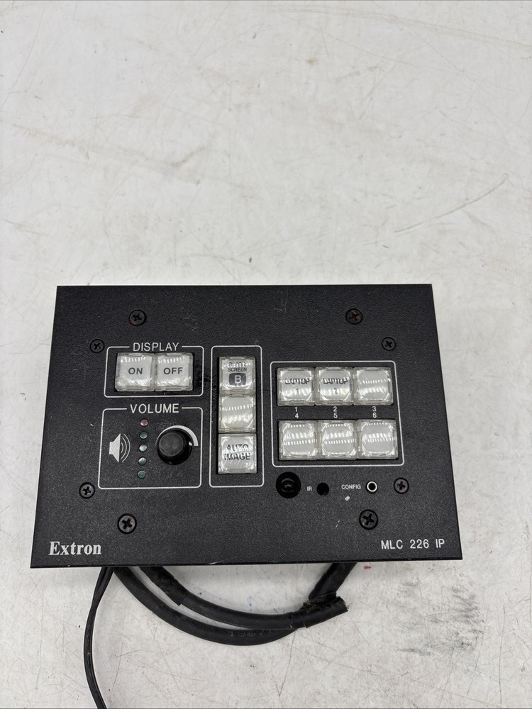 Extron MLC 226 IP MediaLink Controller Enhanced Control Panel