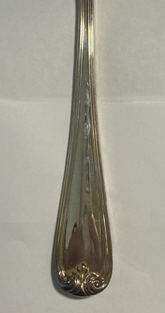 Vintage Gorham Heritage Large Serving Cold Meat Fork Silverplated from Italy