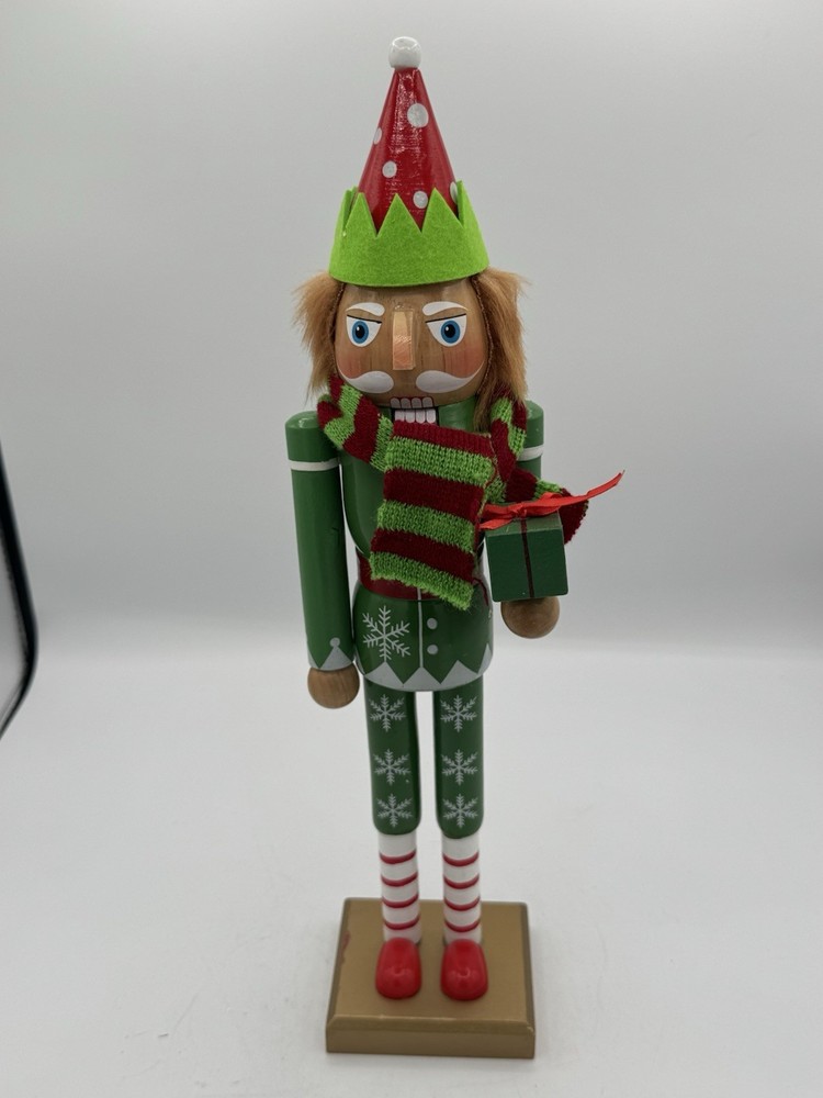 16” Tall Elf Toy Maker Nutcracker