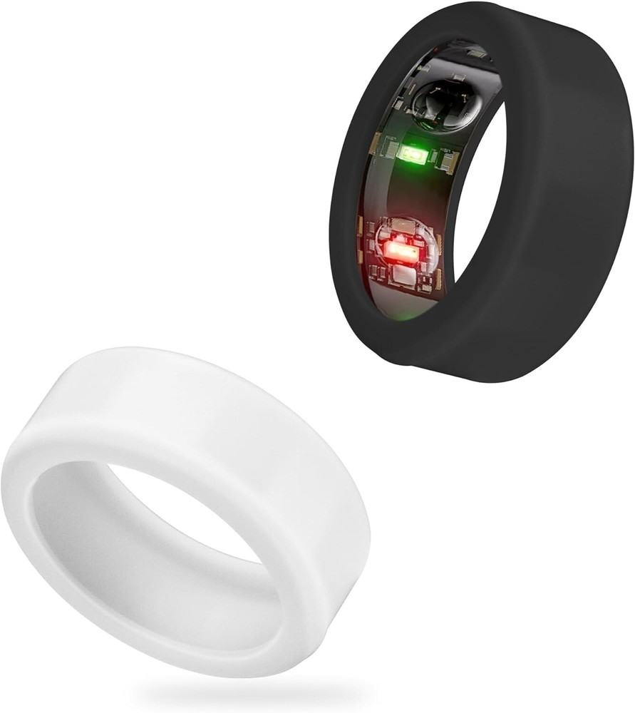 Ring Protector Compatible with Oura Ring, Silicone Scratch Protection Size: S