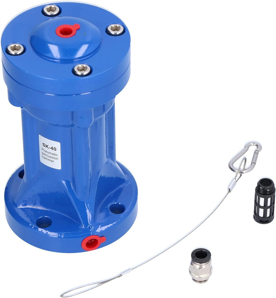 Versatile Adjustable Pneumatic Percussion Hammer for Silo Emptying & Vibration