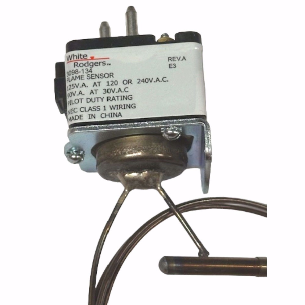 WHITE RODGERS 3098-134 MERCURY FLAME SENSOR 48 ELEMENT 3 PIN PLUG BU