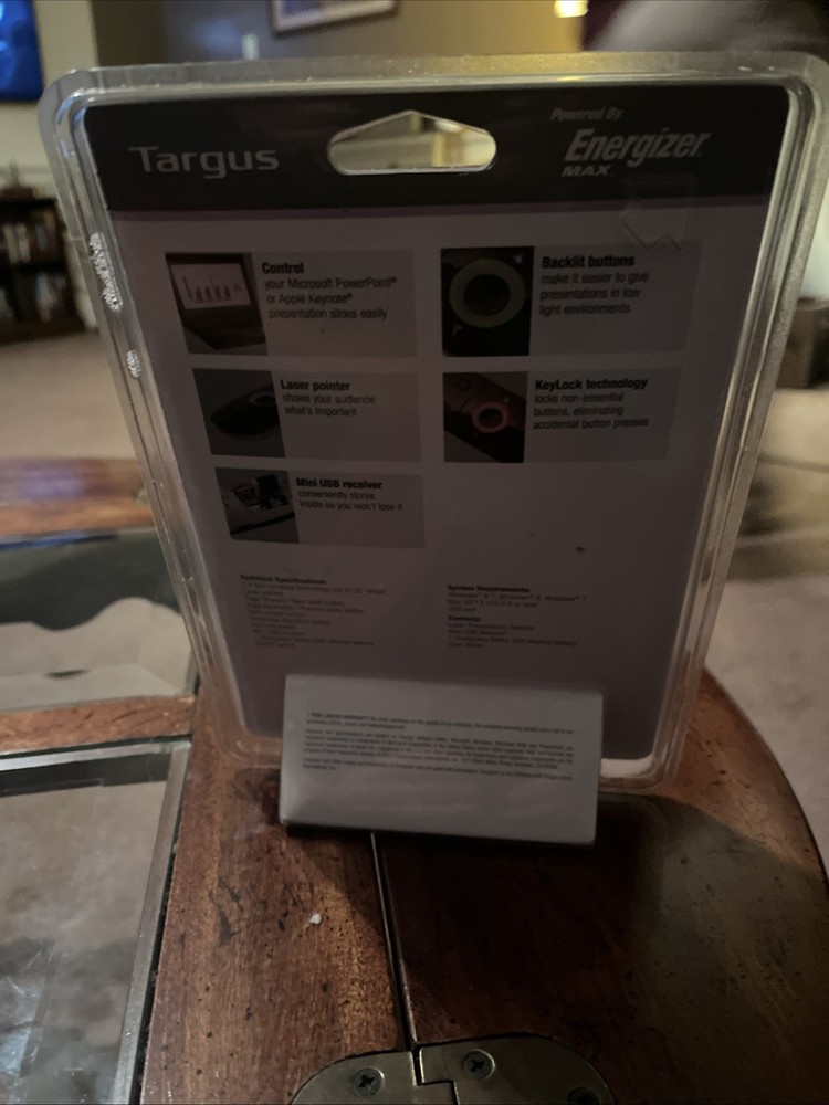 NEW Targus Laser Presentation Remote Highlights with Key Lock Technology