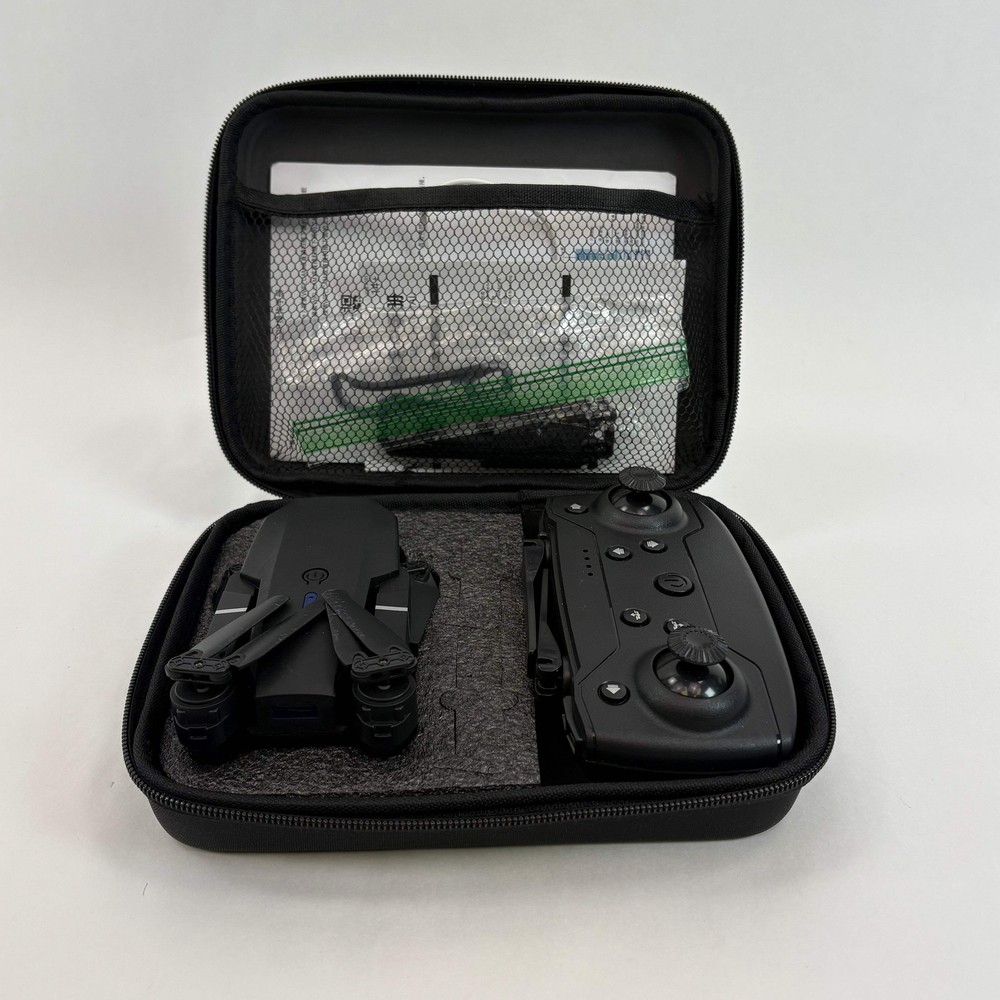 BKY Folding Drone Pro & Accessories in Case Bundle