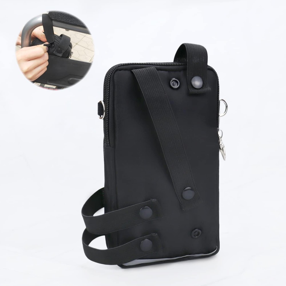 Waterproof Three Pockets Wheelchair Front/Side Frame Pouch with Reflective St...