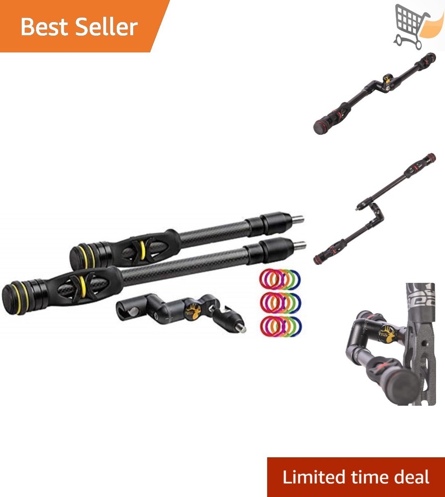 Archery Stabilizer Kit Carbon Quick Connect Vibration Noise Reduction