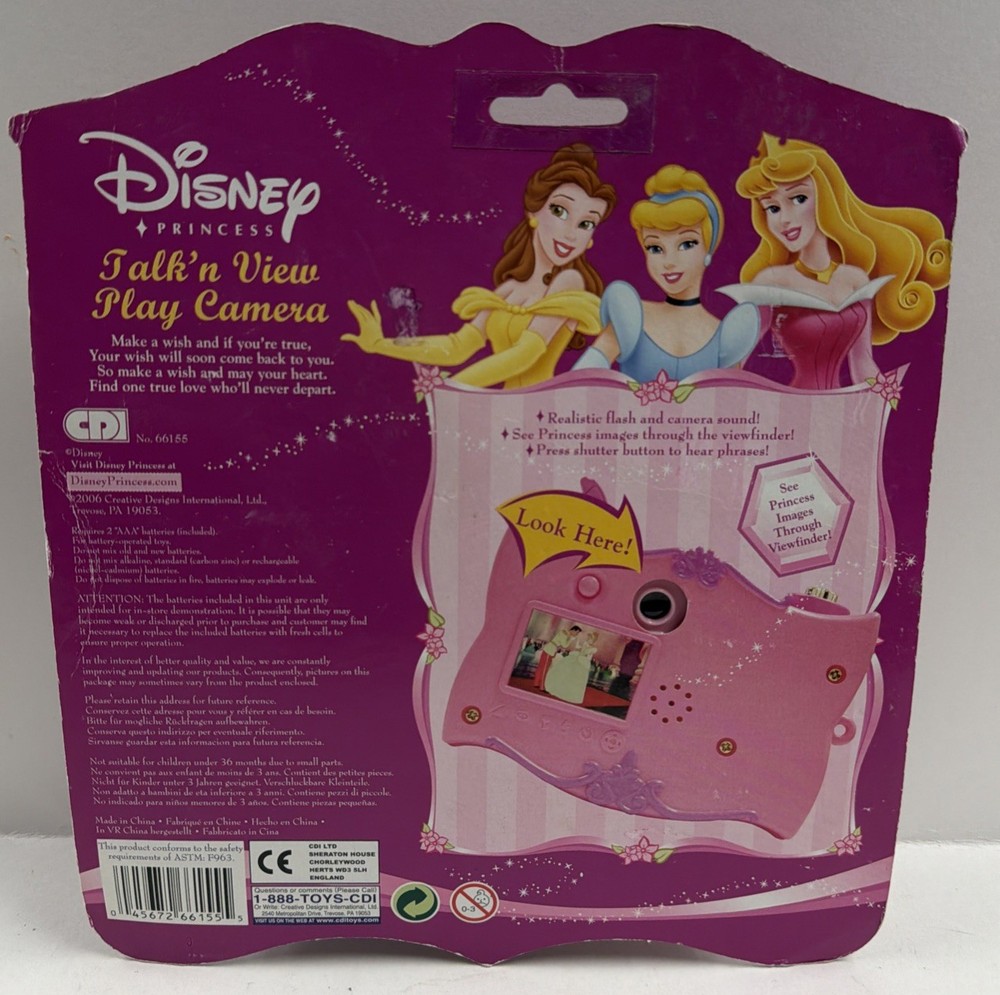 Disney Talk n View Play Camera Retired NIB READ DESCRIPTION