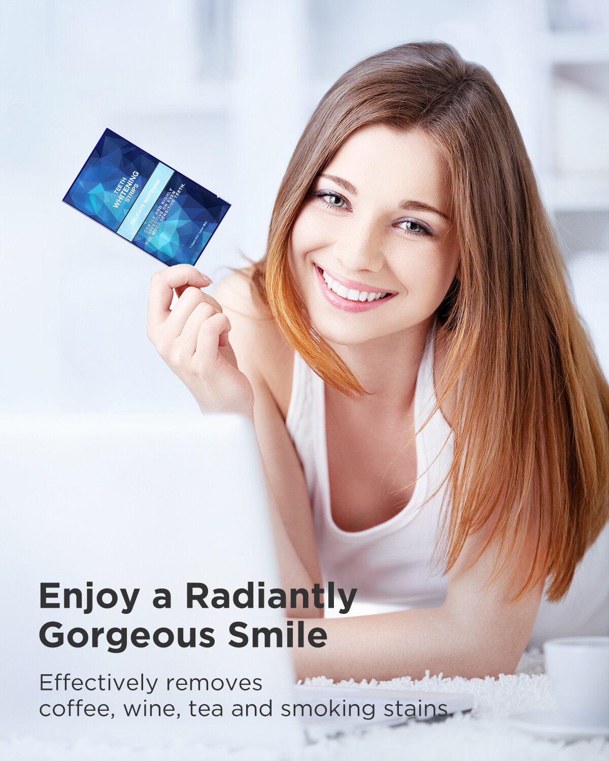 Fairywill 28PCS Teeth Whitening Strips Tooth Rapid Bleaching Teeth White Strips