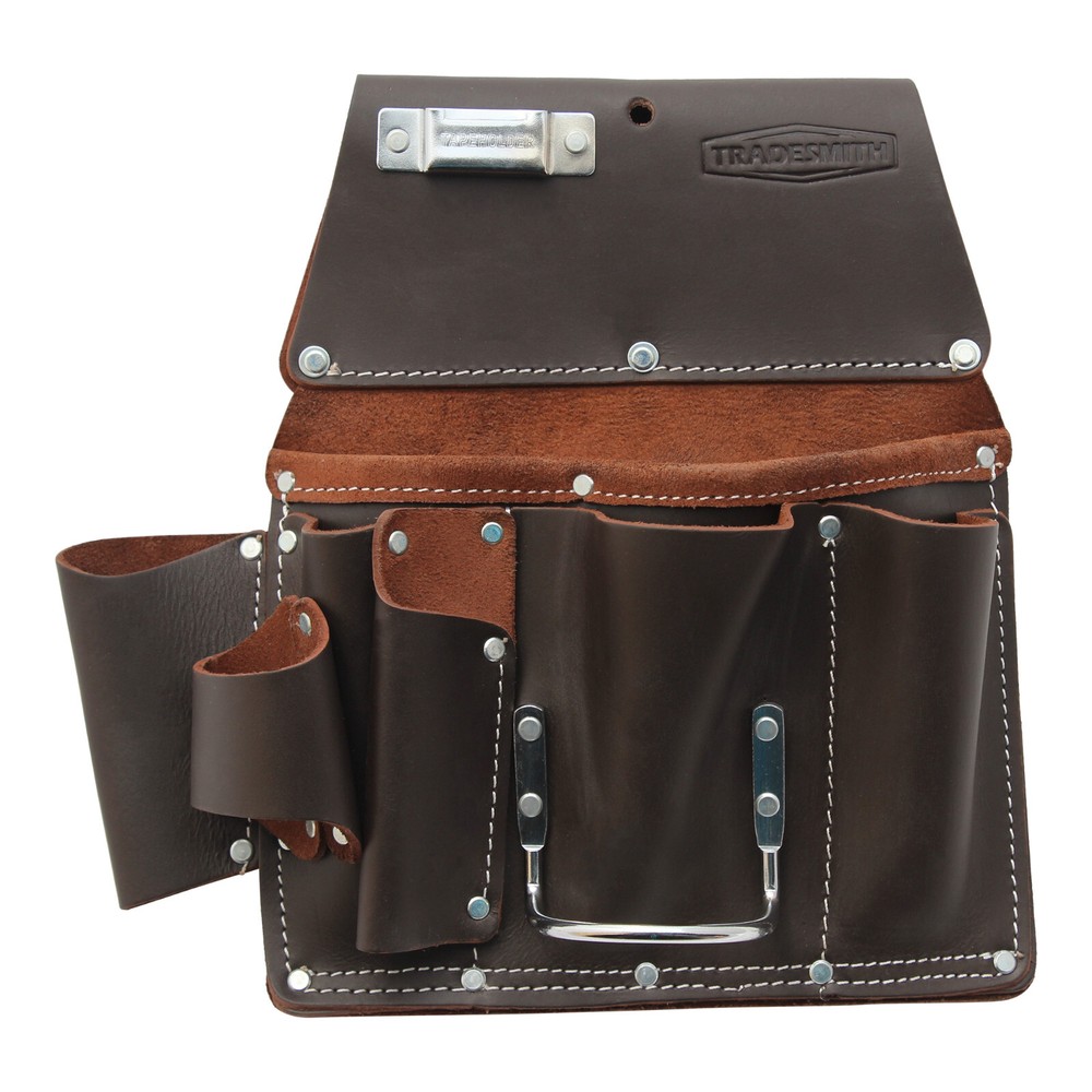 TradeSmith TS4840- Leather Drywall Tool Pouch