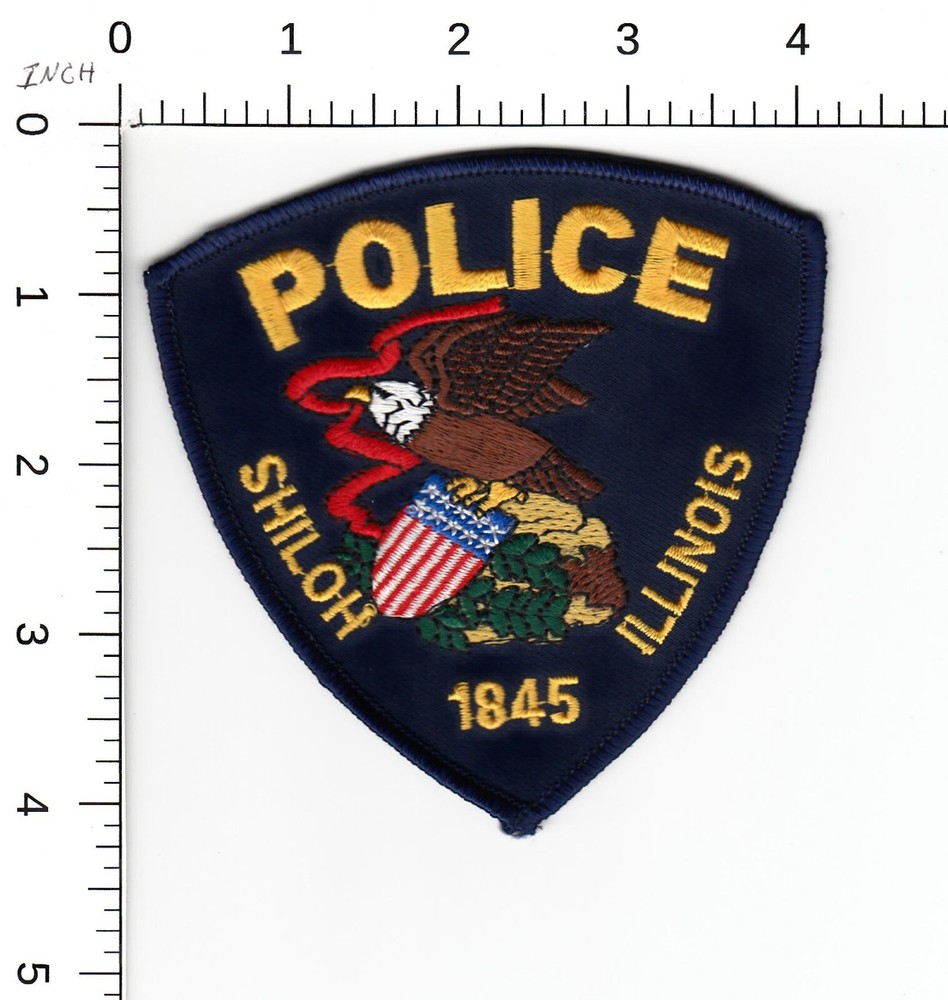 SHILOH ILLINOIS (DIFF VERSION) POLICE COLLECTIBLE PATCH SAINT CLAIR COUNTY