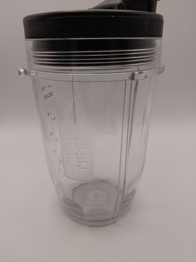 2-in-1 Replacement 18oz Cup & Flip Top Lid For Ninja EUC