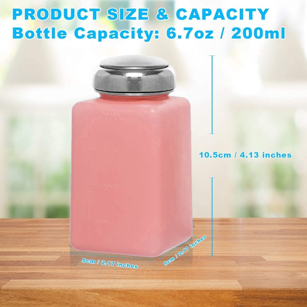 § 200ml Solvent Dispenser Prevent Splashing Static Dissipative Push Down Type