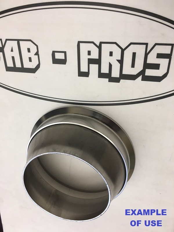 Stainless Steel (304 Grade) 2.5" to 3" Weld Transition - Reducer - Nicely Formed