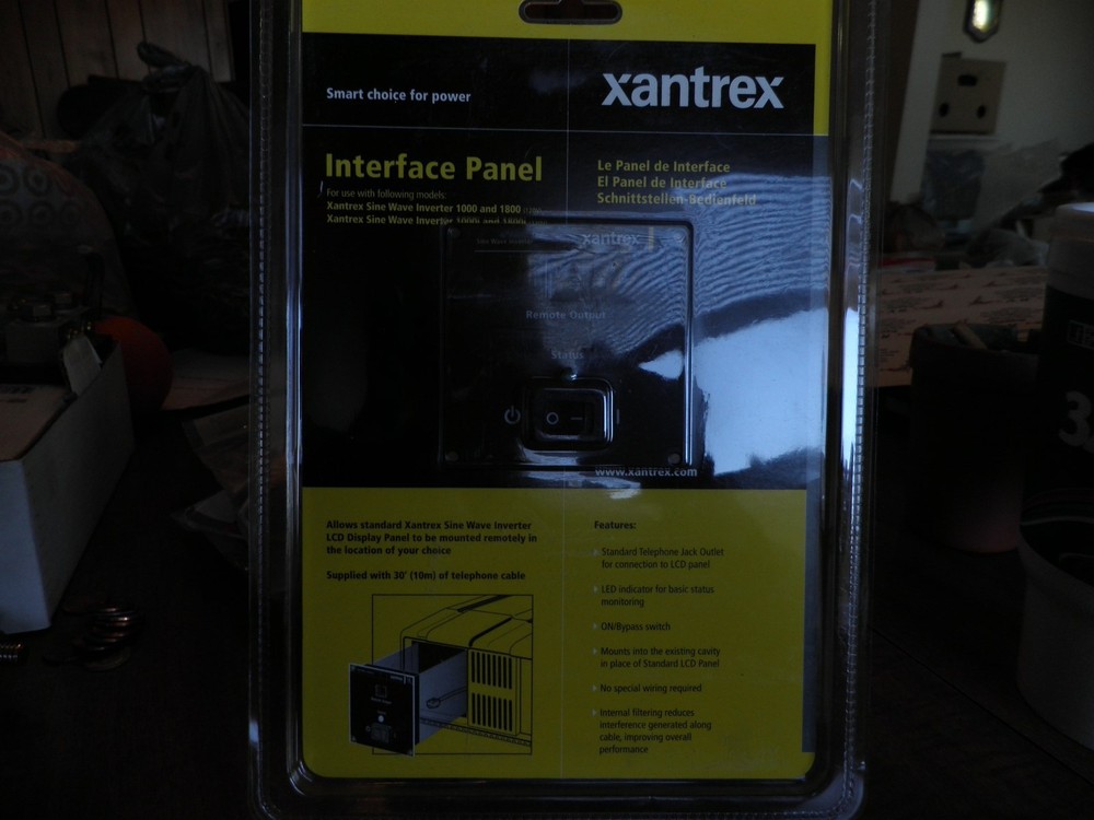 XANTREX INTERFACE PANEL