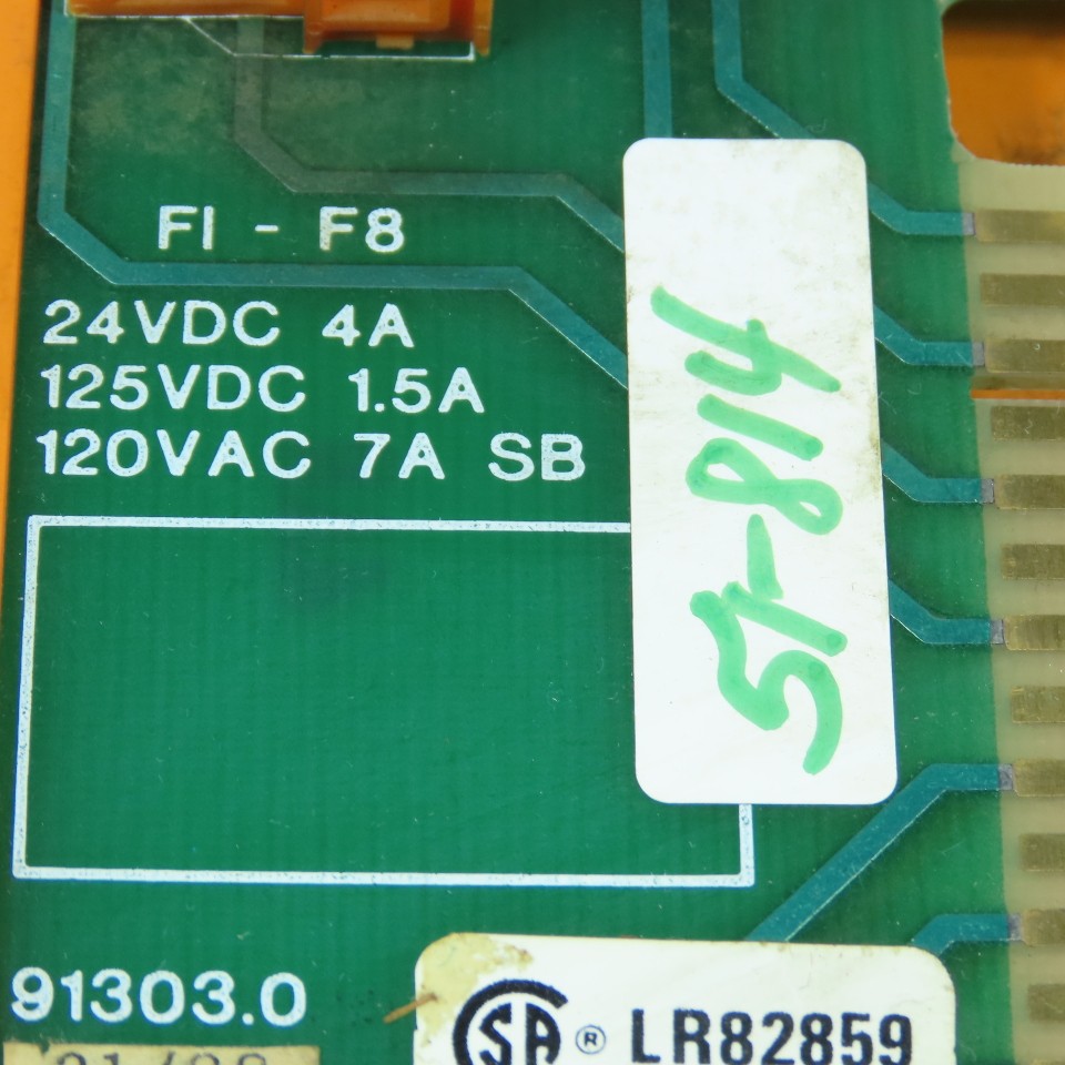 Weidmuller 91303.0 8-Position Fuse Interface Board Module 24VDC/120VAC