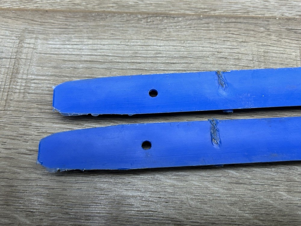 Blue Skateboard Board Rails Made In USA