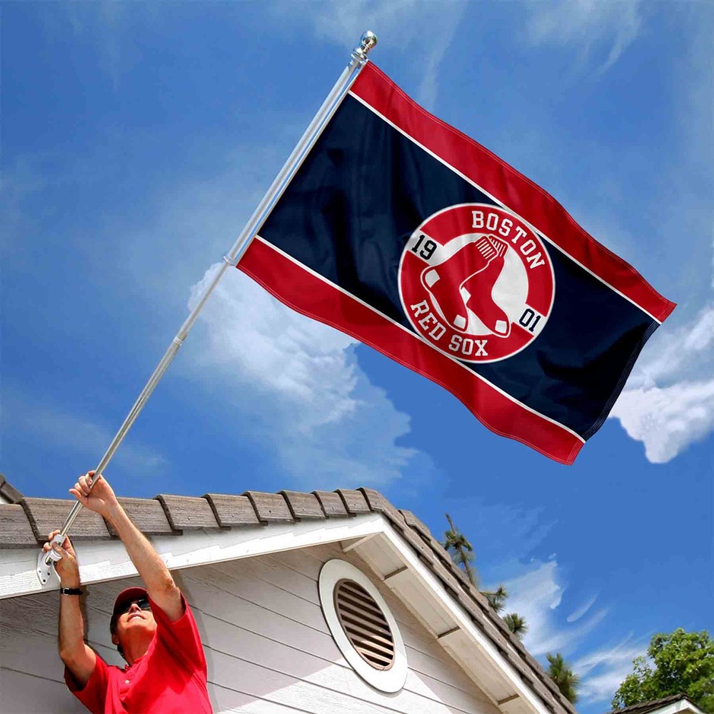 Boston Red Sox Double Sided Embroidered Flag