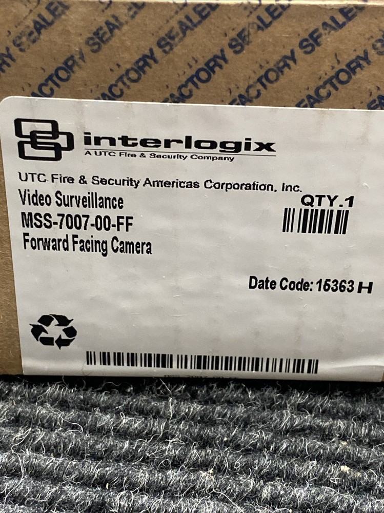New Interlogix MSS-7007-00-FF Video Surveillance Forward Facing Camera
