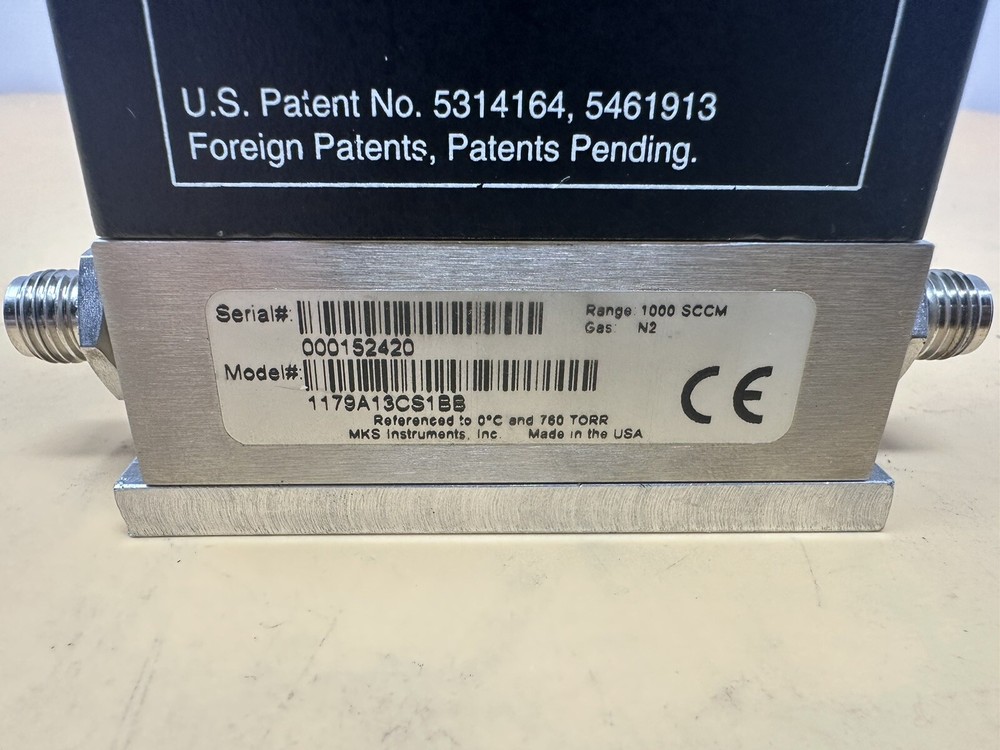 MKS Mass-FLO Controller Model 1179A13CS1BB (Range: 1000 SCCM)