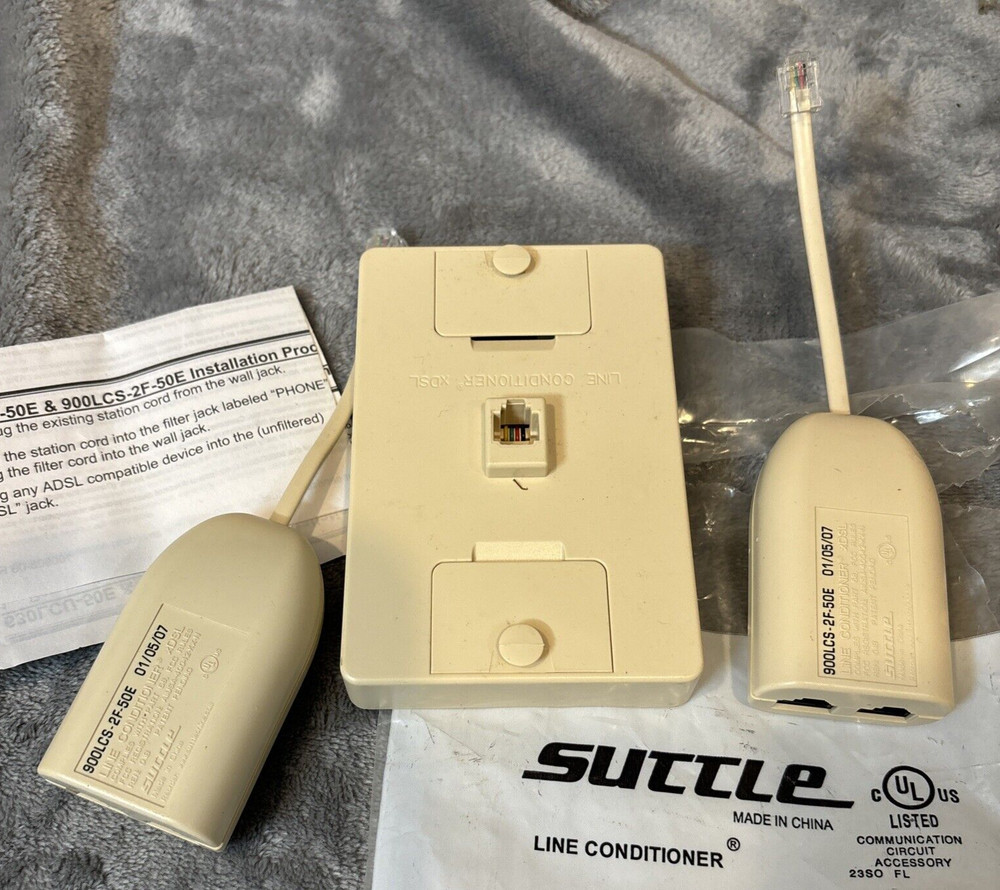 Suttle Line Conditioners Inline Filter 900LCS-2F-50E  & Wall Mount 630LCU-2F-50E