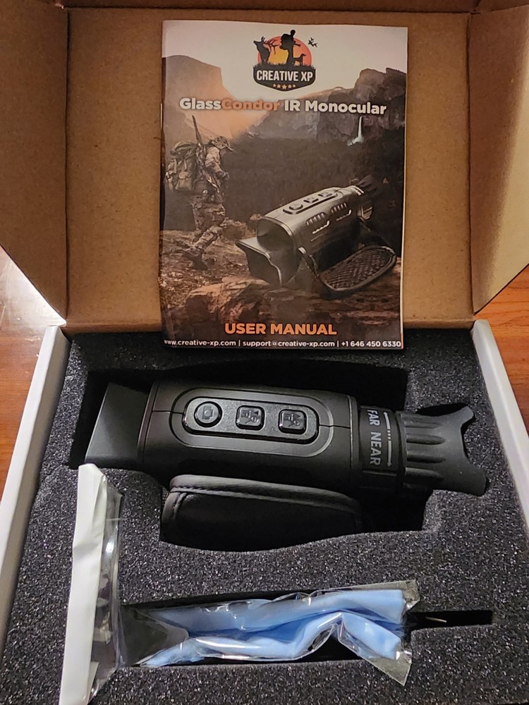 Glass Condor IR Monocular CREATIVE XP Night Vision Scope Black