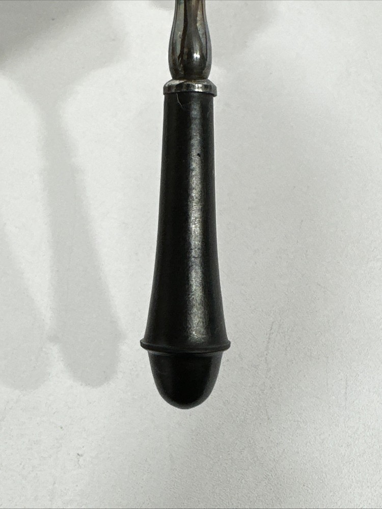 Vintage Antique Brass Tea Strainer with Wood Handle England