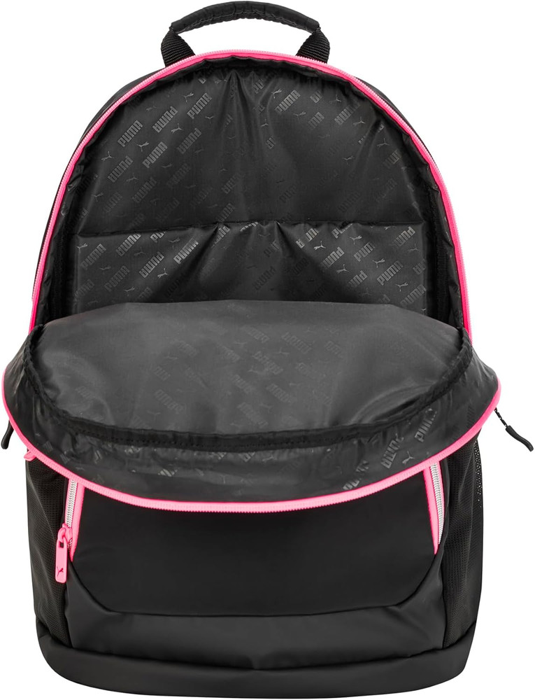 Juniper Backpack, Black/Pink, OS