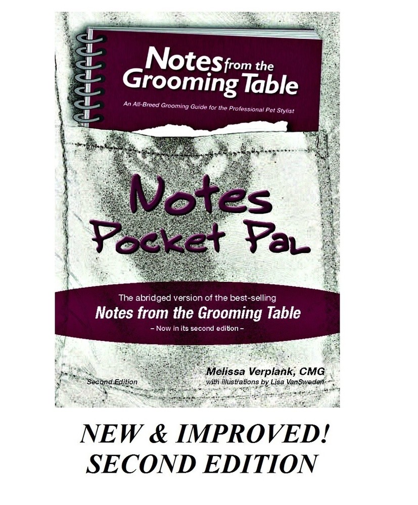 Notes from the Grooming Table Pocket Pal-Pet Groomer Reference Book*SECOND Edit