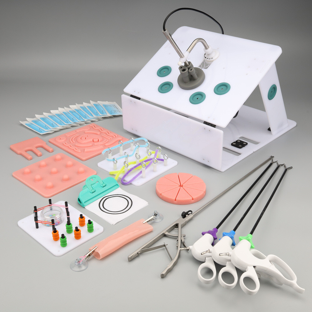 Portable Laparoscopy Simulator Trainer Set HD 0° Endoscopes Training Practice