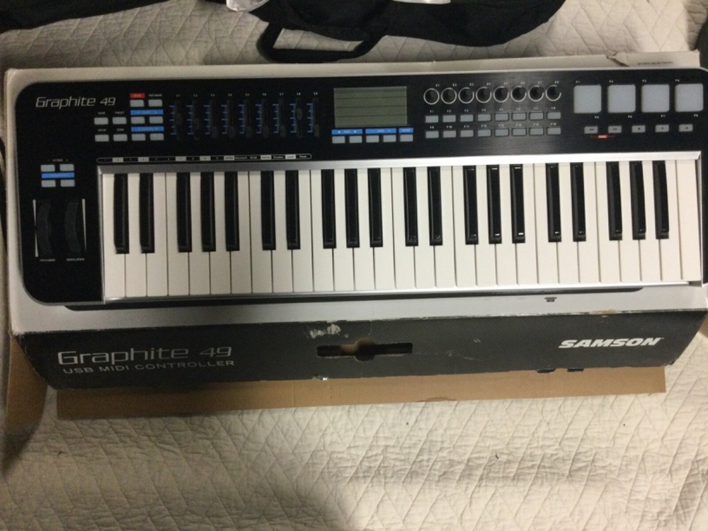 Samson Graphite 49 Key USB MIDI DJ Keyboard Controller REDUCED