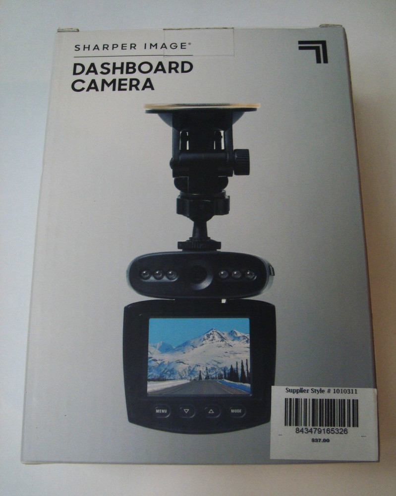 Sharper Image Dashboard Camera - Digital - Night Vision - Windshield Mount