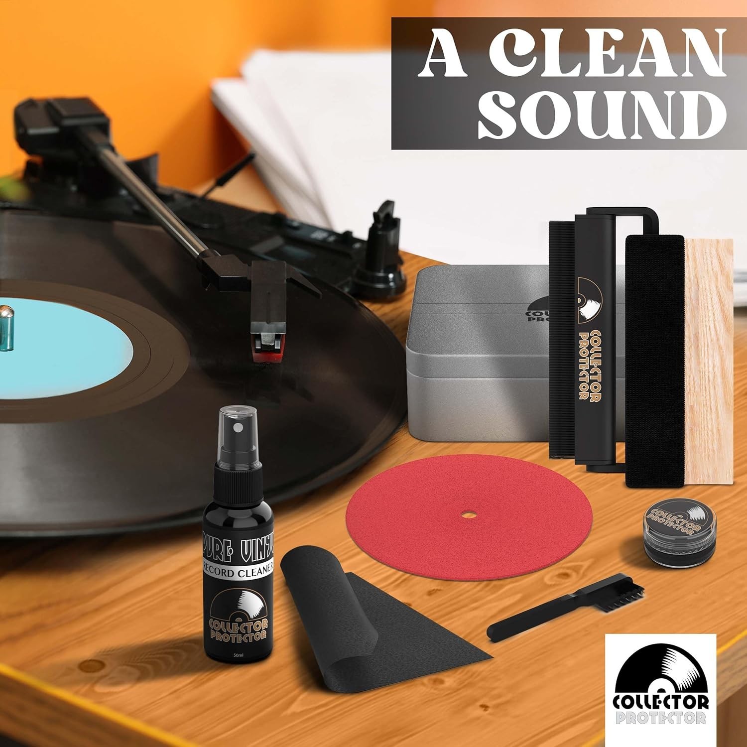 Ultimate Vinyl Record Maintenance Kit: Cleans & Protects for Optimal Playback