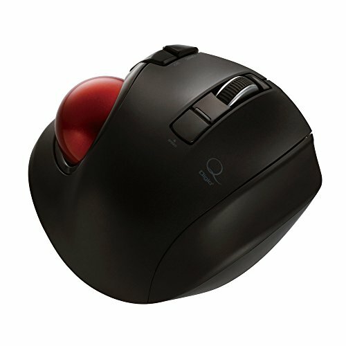 Nakabayashi Digio 2 Q Minimal Trackball Bluetooth Mouse Quiet 5 Button black
