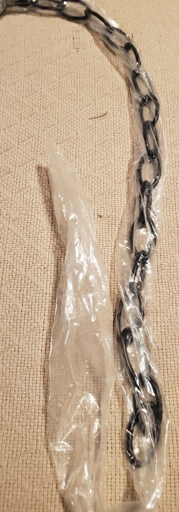 Linked Chain 44" Black