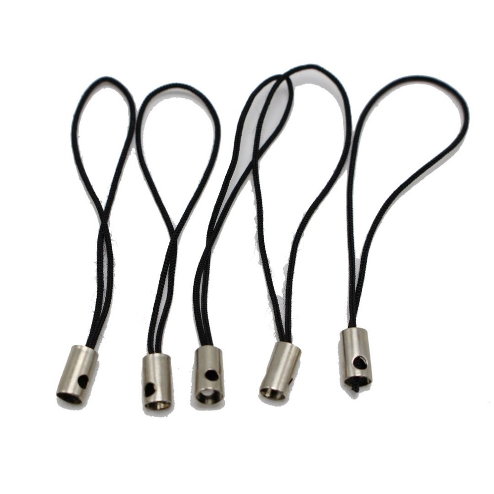 100 Black Mobile Cell Phone Dangle Strap Lariat Lanyard Cords